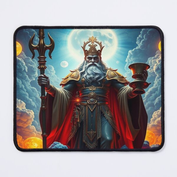 Item preview, Celestial Deity: A Mythical Vision in Electric Colors designed and sold by Arts Unlimited.