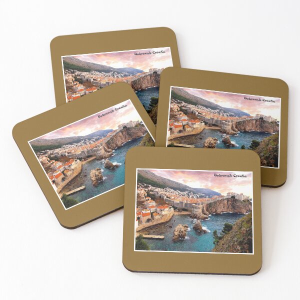 Artikelvorschau, Dubrovnik Kroatien Mittelalterliche Stadt Reise und Tourismus Werbung Druck entworfen und verkauft von posterbobs.