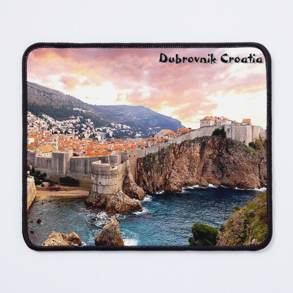 Item preview, Dubrovnik Croatia Medieval City Travel and Tourism Advertising Print designed and sold by posterbobs.