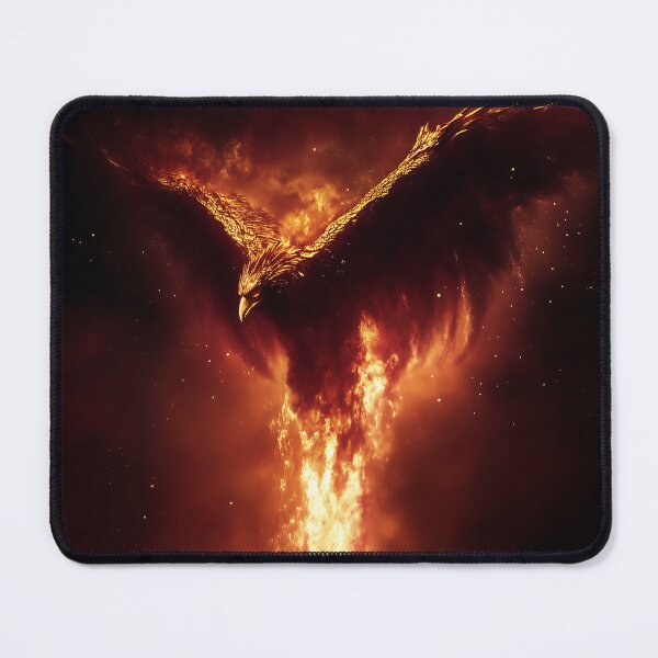 Item preview, Phoenix Rising From Ashes designed and sold by GoldenTealArts.