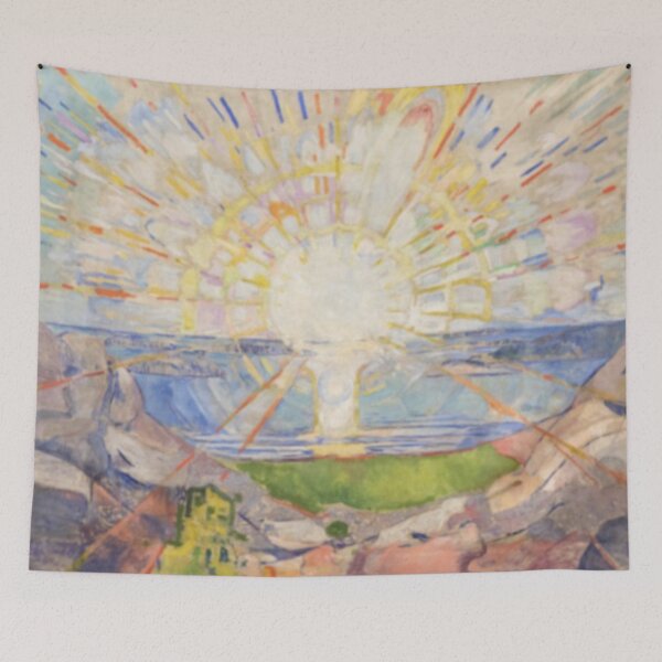 Item preview, Brilliant painting of sunrise designed and sold by The Artful Horse.