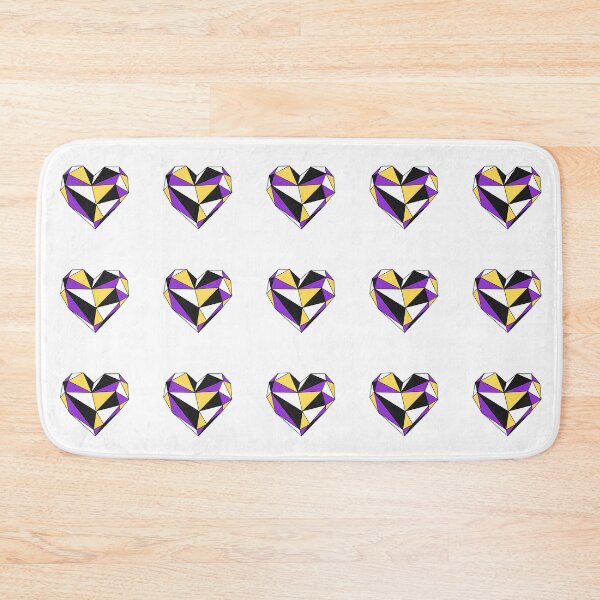 Item preview, Nonbinary Pride Heart designed and sold by BrainChaosArt.