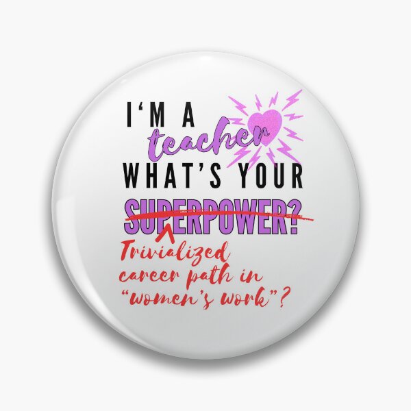 Item preview, Teacher Superpower  designed and sold by makedifferently.