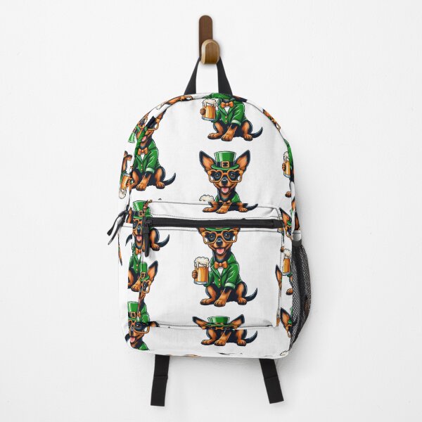 Item preview, Miniature Pinscher Dog St Patrick's Day designed and sold by doodIllustrate.