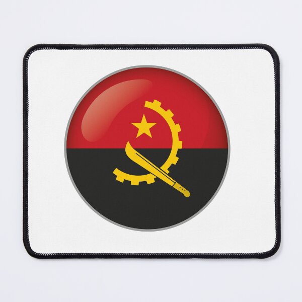 Item preview, Icon representing a round button with the flag of Angola. Ideal for catalogs of institutional materials and geography designed and sold by LucianoCosmo.
