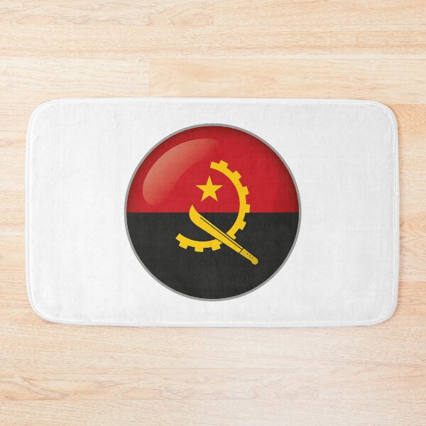 Item preview, Icon representing a round button with the flag of Angola. Ideal for catalogs of institutional materials and geography designed and sold by LucianoCosmo.