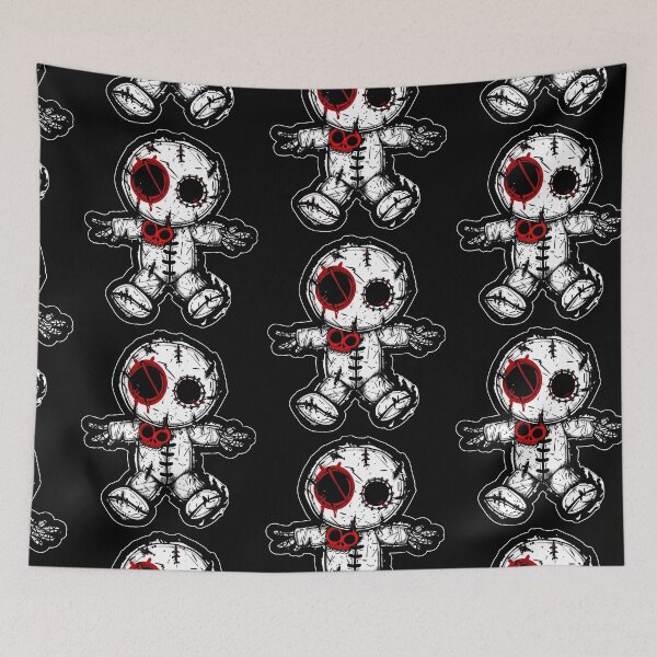Item preview, VOODOO DOLL OF DARKNESS Dark Gothic Edgy Mysterious Artistic designed and sold by RoadTripWear.