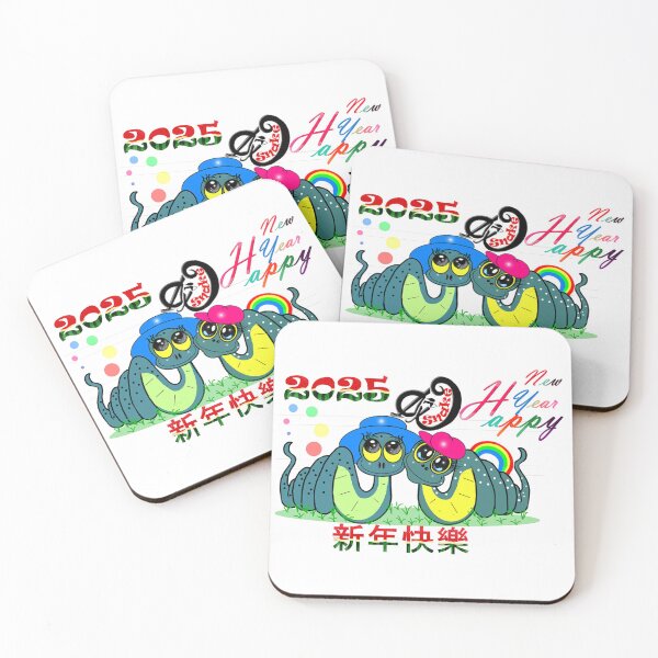 Item preview, The year of the snake 2025 - Happy new year ...  designed and sold by Shirley cute art .