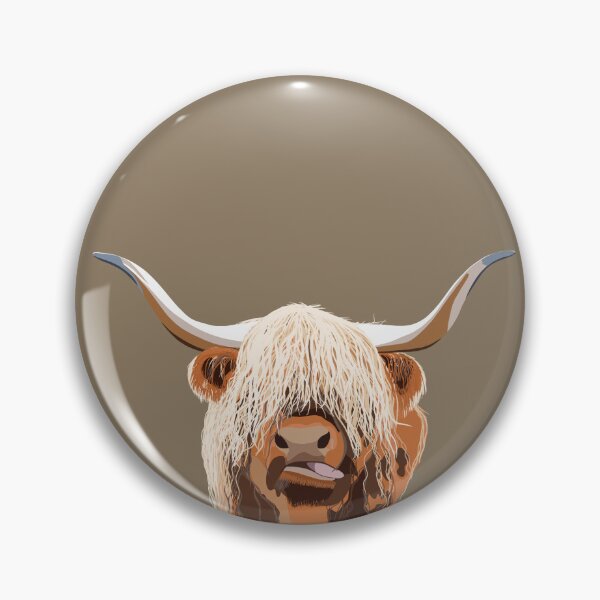 Item preview, Sweet Highland Cow designed and sold by Peace-Love-Art.