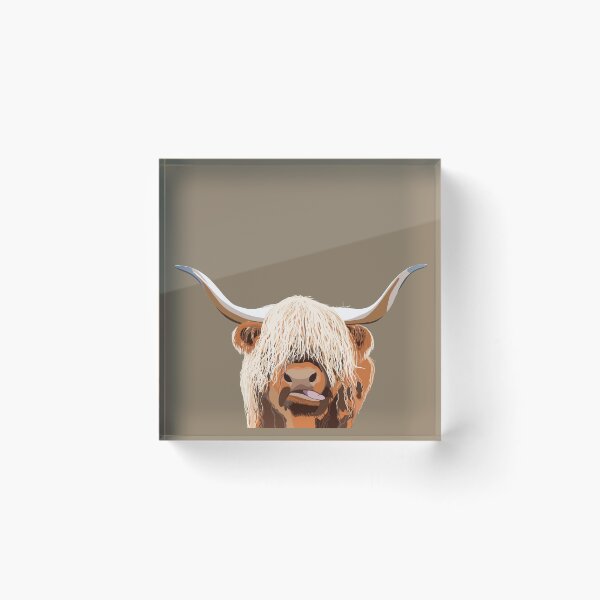 Item preview, Sweet Highland Cow designed and sold by Peace-Love-Art.