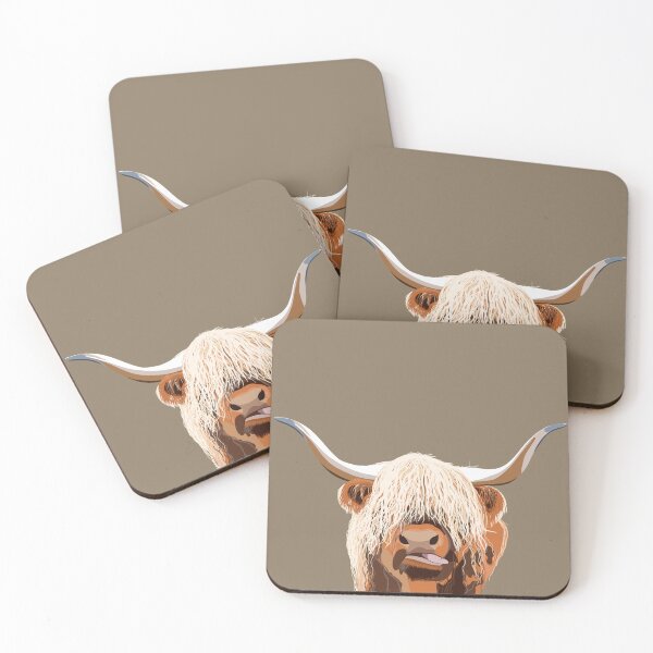 Item preview, Sweet Highland Cow designed and sold by Peace-Love-Art.