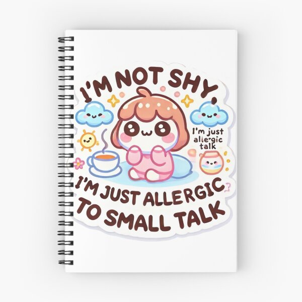 Item preview, Small talk just isn’t my thing. designed and sold by cherryfoxy24.