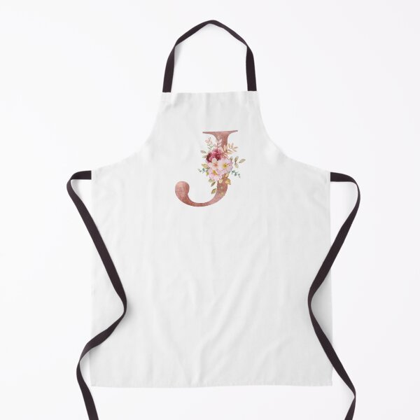 Item preview, Rose Gold Watercolour Letter J Floral Monogram designed and sold by NicheFifty-Two.