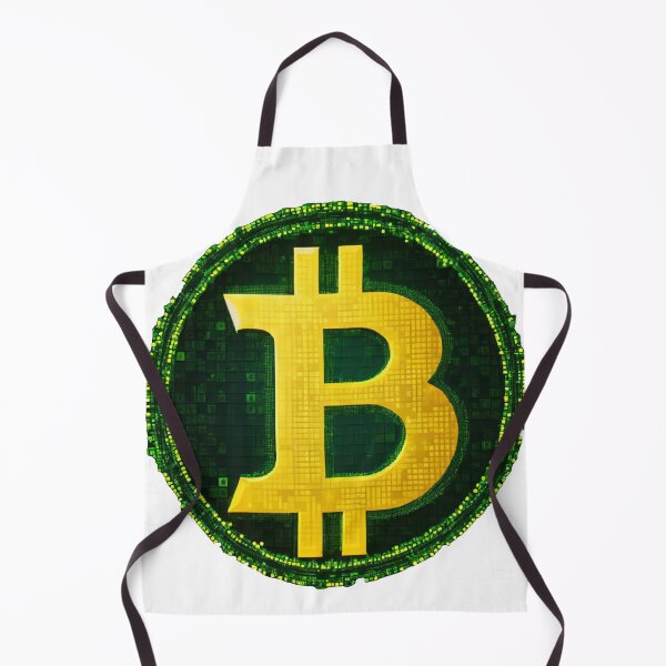 Item preview, Glowing Matrix Bitcoin Symbol designed and sold by RebelPaintBrush.