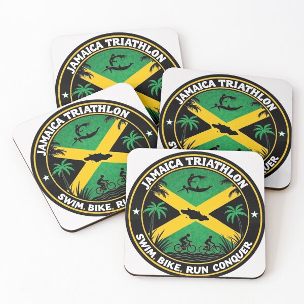 Item preview, Jamaica Triathlon – Swim, Bike, Run with Island Vibes designed and sold by Triathlongram.
