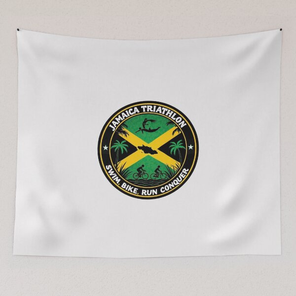 Item preview, Jamaica Triathlon – Swim, Bike, Run with Island Vibes designed and sold by Triathlongram.