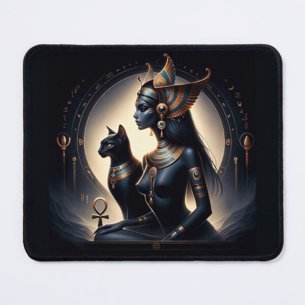 Item preview, Ancient Egyptian Bastet Lioness Goddess Egyptian mythology designed and sold by AnalajiaDesigns.