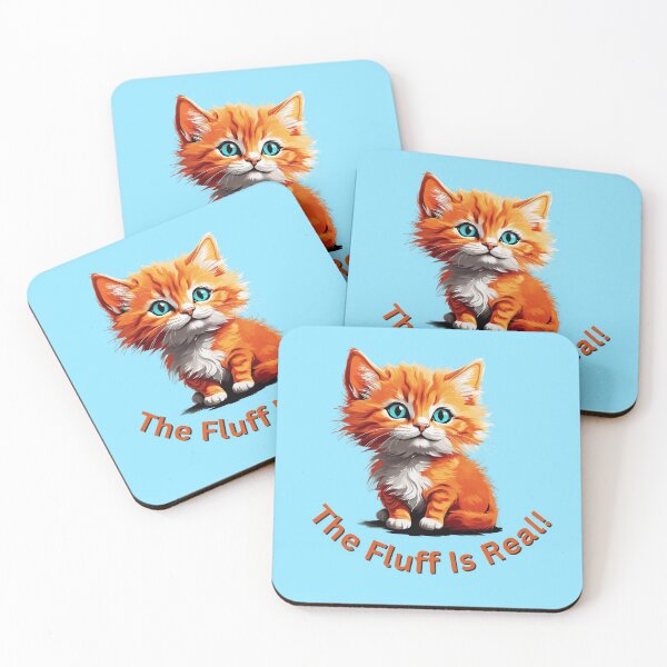 Item preview, Fluff Is Real Cat  designed and sold by Robertworkshop.