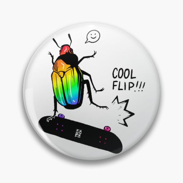 Item preview, Cool Skateboard Beetle designed and sold by fingerteethart.