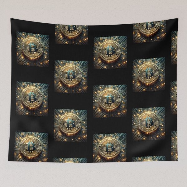 Item preview, Bitcoin Symbol Design designed and sold by LewpyG.