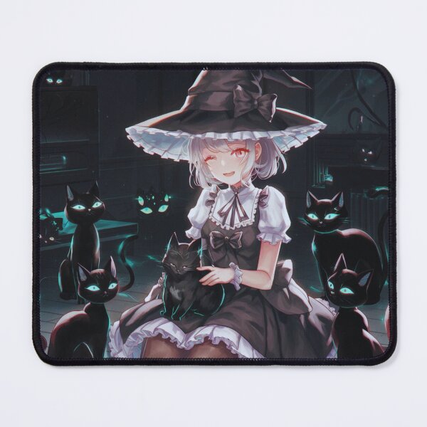 Item preview, Enchanted Witch and Her Mystic Cats designed and sold by PattaZone.