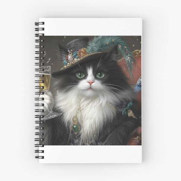 Item preview, Fancy Cats: Toasting the New Year designed and sold by ACuriousshoppe.