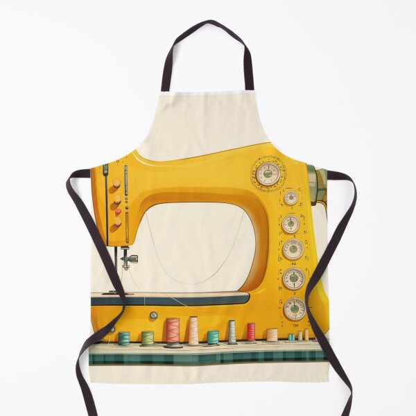 Item preview, Yellow sewing machine designed and sold by MendaciousMina.