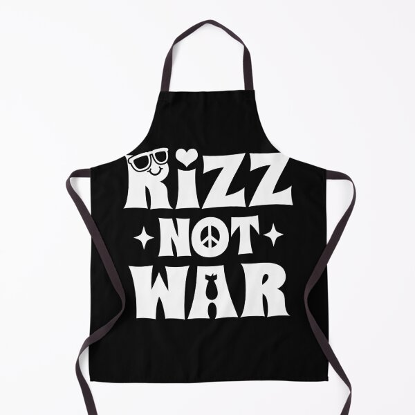 Item preview, Rizz Not War Funny Rizzler Anti-war Peace Slogan designed and sold by BoggsNicolasArt.
