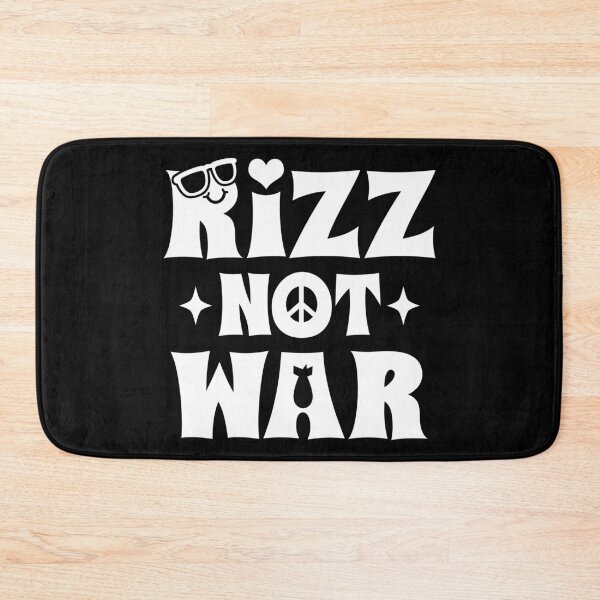 Item preview, Rizz Not War Funny Rizzler Anti-war Peace Slogan designed and sold by BoggsNicolasArt.