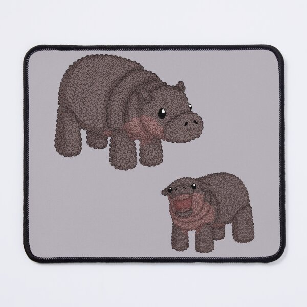 Item preview, Crochet Pygmy Hippos designed and sold by 1Hope1Faith.
