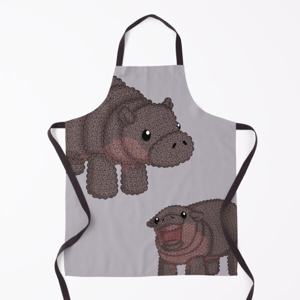 Item preview, Crochet Pygmy Hippos designed and sold by 1Hope1Faith.
