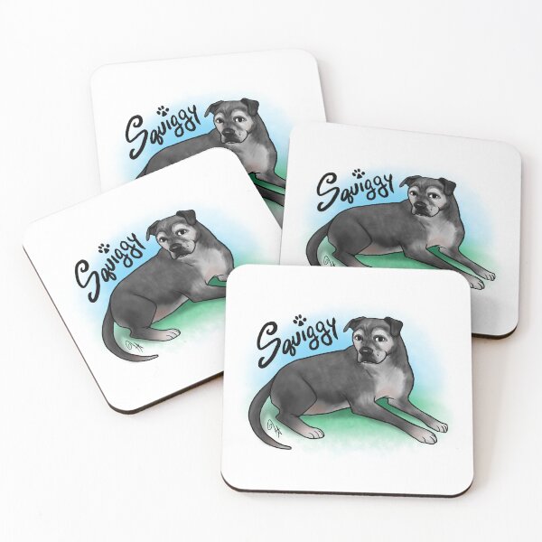 Item preview, Dog - Custom - Squiggy designed and sold by Jennifer Stolzer.