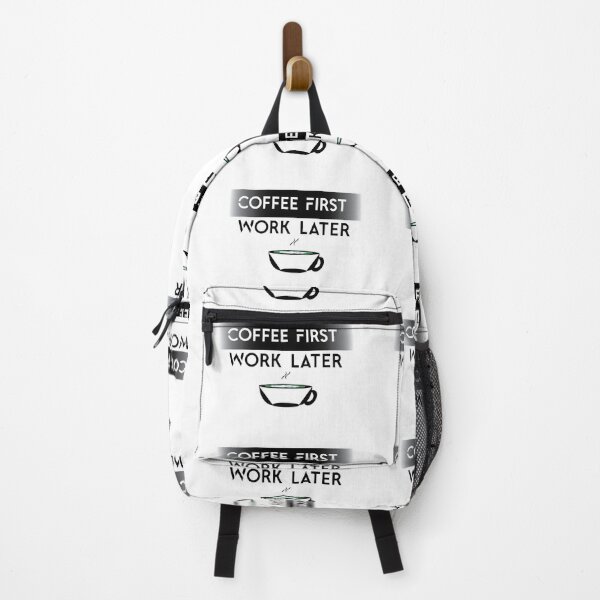 Item preview, Coffee First, Work Later designed and sold by Combat Skies.