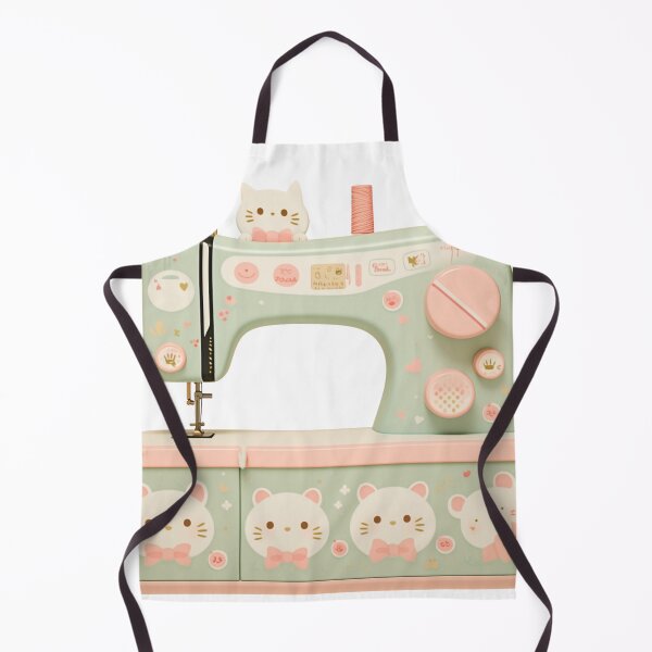 Item preview, Kawaii sewing machine designed and sold by MendaciousMina.