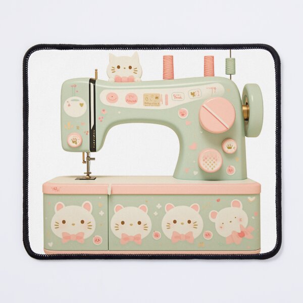 Item preview, Kawaii sewing machine designed and sold by MendaciousMina.