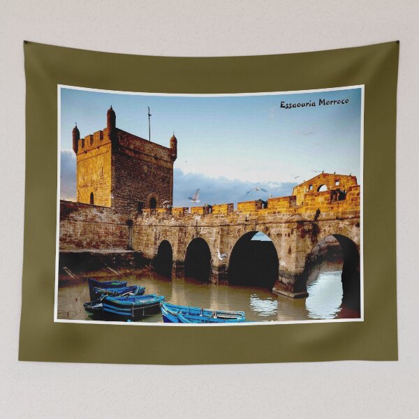 Item preview, Essaouria Morroco Medieval City Travel and Tourism Advertising Print designed and sold by posterbobs.