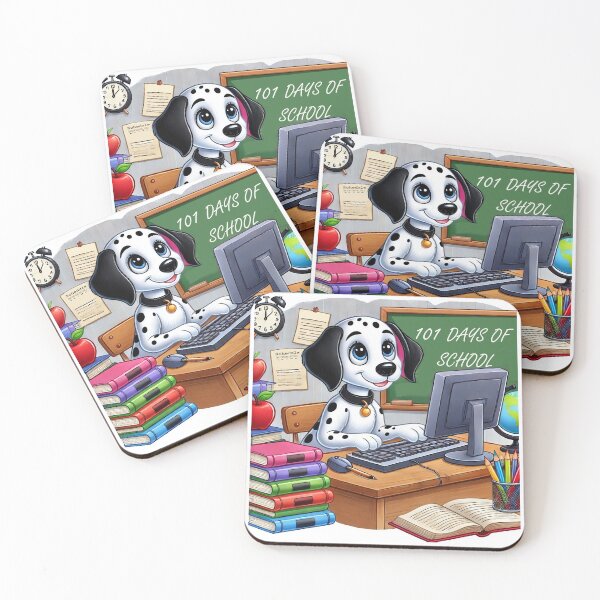 Item preview, 101 Days of School Dalmatian, Cute Kindergartener 100 days Smarter designed and sold by TheTimeTaxi.