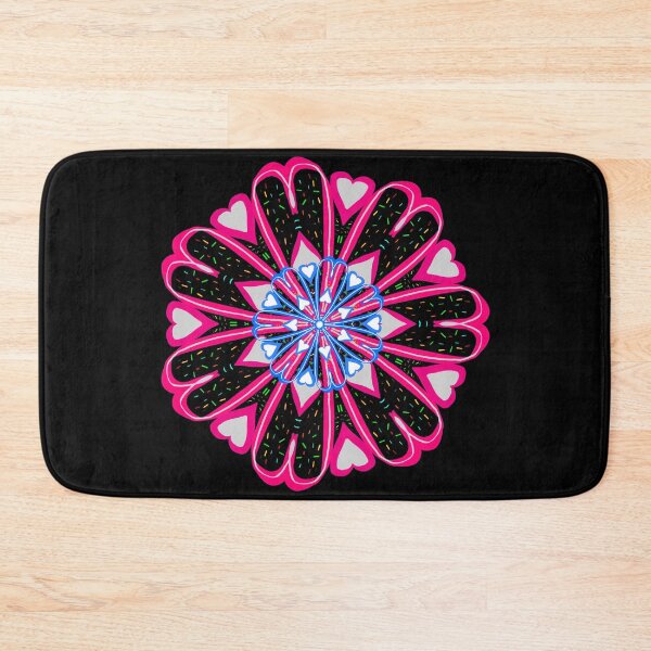 Item preview, Nested Heart Mandalas Pink Blue Hearts Valentines Day Love Design Hand Drawn designed and sold by Victoria Rose.