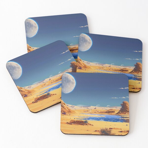 Item preview, Lunar Desert Oasis designed and sold by jgvisualarts.