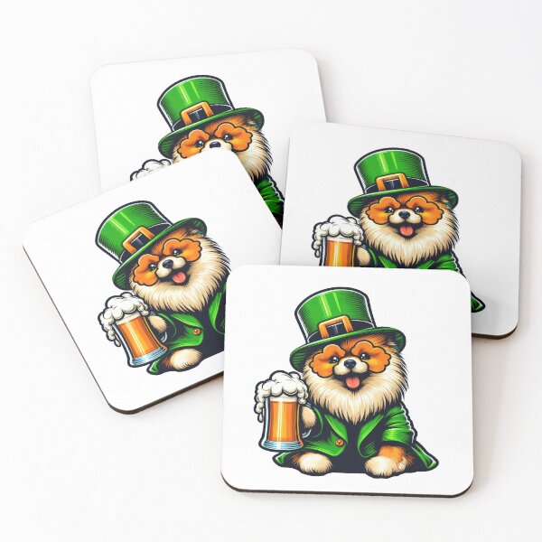Item preview, Pomeranian Dog St Patrick's Day designed and sold by doodIllustrate.