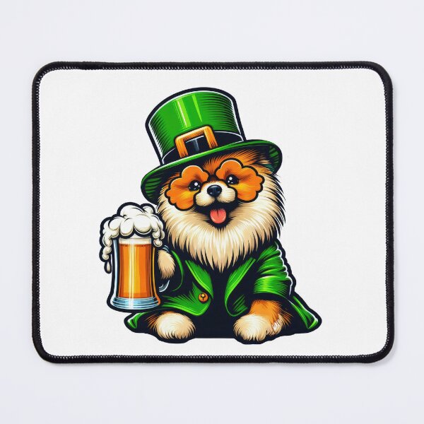 Item preview, Pomeranian Dog St Patrick's Day designed and sold by doodIllustrate.