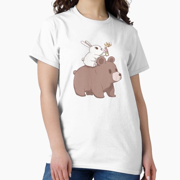 Item preview, Rabbit Riding Bear Art - Chaos and Molotov Cocktail designed and sold by Jess.a.creates.