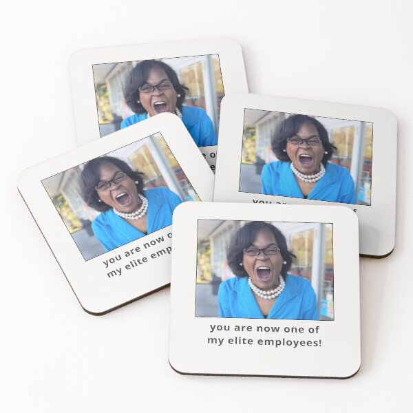 Item preview, You Are Now One of My Elite Employees Tiktok Meme designed and sold by Femme Pastel Collective.
