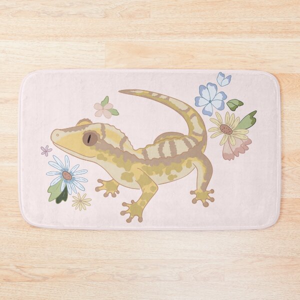 Item preview, Crested Gecko with Flowers  designed and sold by kdiemozhoffman.