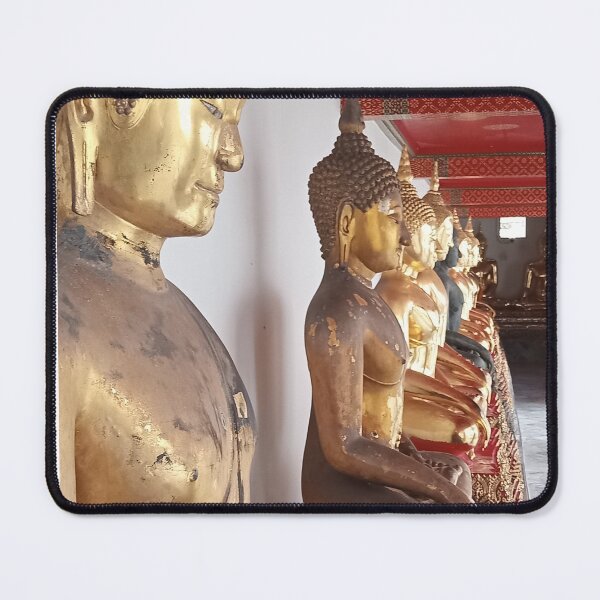 Item preview, Many Buddha Statues at Wat Pho Bangkok, Thailand designed and sold by The Botanical Jason.