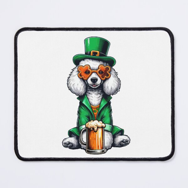 Item preview, Poodle Dog St Patrick's Day designed and sold by doodIllustrate.