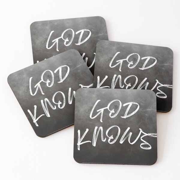 Item preview, Motivated Inspired GOD KNOWS designed and sold by Cat Attitude Studio.