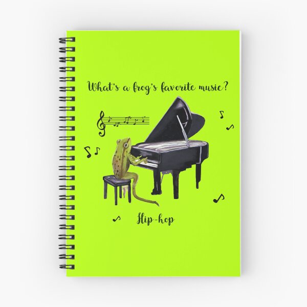 Item preview, Frog Piano with Joke designed and sold by Paint-Feathers.