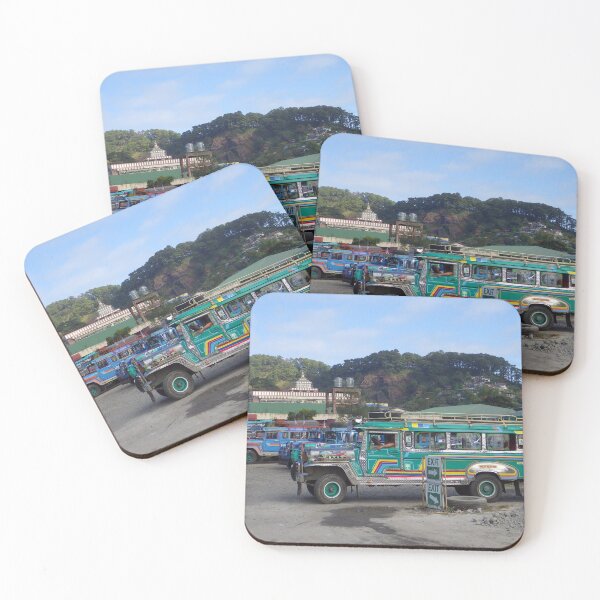 Item preview, Jeepneys in Baguio City, Philippines designed and sold by The Botanical Jason.