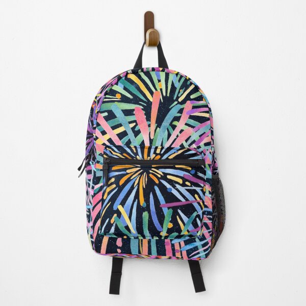 Item preview, Colourful fireworks pattern designed and sold by Fantacaroo Designs.